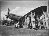 Asisbiz Spitfire HFVIII RAAF 6AD Ferry A58 639 MV174 based at Morotai 28th July 1945 01