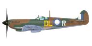 Asisbiz Spitfire LFVIII RAAF 54Sqn DLR FL Gossland A58 312 Truscott Airstrip WA Jul 1944 profile by Eduard 0A