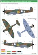 Asisbiz Spitfire LFVIII RAAF 54Sqn DLR FL Gossland A58 312 Truscott Airstrip WA Jul 1944 profile by Eduard 0B