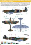 Asisbiz Spitfire LFVIII RAAF 80 Wing CRC Cmdr Clive Killer Caldwell A58 484 1944 profile by Eduard 0B