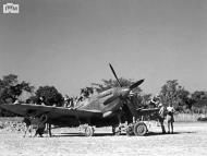 Asisbiz Spitfire VIII RAF 136Sqn HM being prepared for take off from Rumkhapalong Bangladesh CBI 1944 IWM 01
