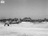 Asisbiz Spitfire VIII RAF 136Sqn HML and HMT taking off from Rumkhapalong operating over Burma CBI 1944 IWM 01
