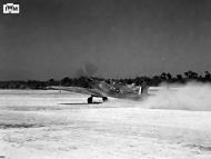 Asisbiz Spitfire VIII RAF 136Sqn HMN taking off from Rumkhapalong operating over Burma CBI 1944 IWM 01