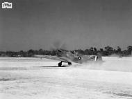 Asisbiz Spitfire VIII RAF 136Sqn HMN taking off from Rumkhapalong operating over Burma CBI 1944 IWM 02
