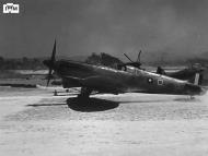 Asisbiz Spitfire VIII RAF 136Sqn HMO taking off from Rumkhapalong operating over Burma CBI 1944 IWM 02