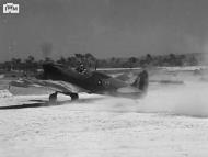 Asisbiz Spitfire VIII RAF 136Sqn HMO taking off from Rumkhapalong operating over Burma CBI 1944 IWM 03
