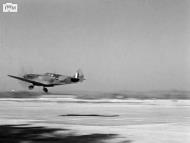 Asisbiz Spitfire VIII RAF 136Sqn HMU taking off from Rumkhapalong operating over Burma CBI 1944 IWM 02
