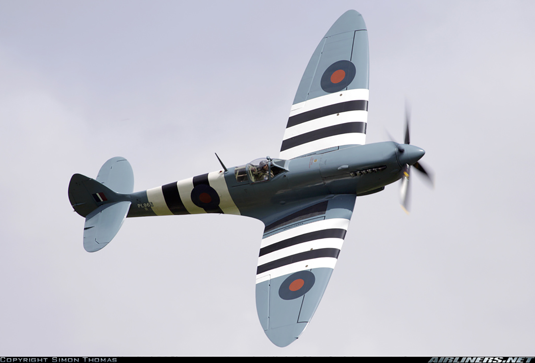 Airworthy Spitfire warbird PRXI RAF 16Sqn R PL965 41