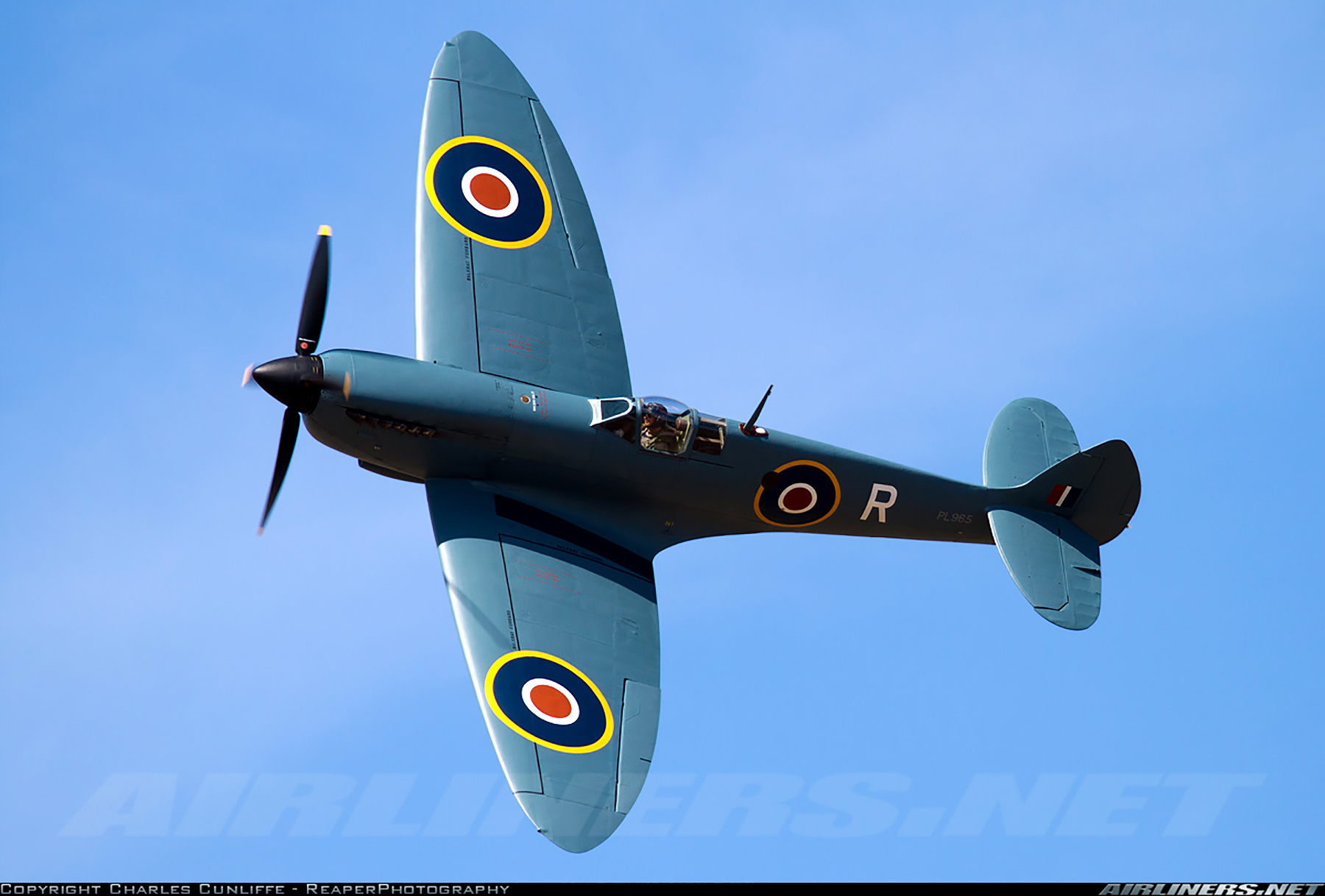 Airworthy Spitfire warbird PRXI RAF 16Sqn R PL965 pre D day 02