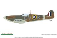 Asisbiz Spitfire MkIIa RAF 19Sqn QVK SLdr Brian J Sandy Lane P7619 RAF Fowlmere Jan Jun 1941 profile by Eduard 0A