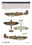 Asisbiz Spitfire MkIIa RAF 19Sqn QVK SLdr Brian J Sandy Lane P7619 RAF Fowlmere Jan Jun 1941 profile by Eduard 0B