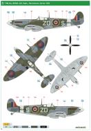 Asisbiz Spitfire FIXc RAF 222Sqn ZDS BS464 Hornchurch England 1943 profile by Eduard 0B