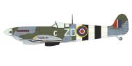 Asisbiz Spitfire MkIXc RAF 222Sqn ZDC FLt CH Lazenby MK892 Normandy 10th Jun 1944 profile by Eduard 0A