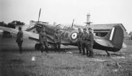 Asisbiz Spitfire MkIa RAF 222Sqn ZDA P9317 PO Falkust force landed Le Touquet Dunkerque 1st Jun 1940 03