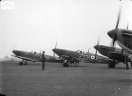Asisbiz Spitfire MkIa RAF 222Sqn ZDF and ZDG P9328 taking off from RAF Kirton in Lindsey Jun 1940 0