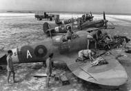 Asisbiz Spitfire MkVcTrop RAF 253Sqn SWK undergoing repairs JK868 Italy 19th July 1944 02