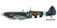 Asisbiz Spitfire MkIXc RAF 302Sqn WXD MH712 England June 1944 V0A