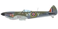 Asisbiz Spitfire XVI RAF 302Sqn WXV SLdr Boleslaw Kaczmarek TD240 Varrelsbuch Germany Jul 1945 by Eduard 0A