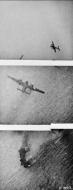 Asisbiz RAF 312Sqn Sgt M Liskutin shots down a Dornier Do 217 over the Channel Dieppe raid IWM C3193