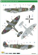 Asisbiz Spitfire FIXc RAF 312Sqn DUQ MH314 spring 1945 profile by Eduard 0B