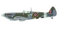 Asisbiz Spitfire HFIXc RAF 312Sqn VY WCmdr Tomas Vybiral ML171 Appledram 1944 profile by Eduard 0A