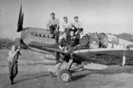 Asisbiz Aircrew and members of 322 Squadron with a Spitfire 01