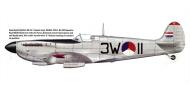 Asisbiz Spitfire LFIXc RAF 322Sqn 3WII MJ642 RNEIAF Holland 0A