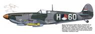 Asisbiz Spitfire MkIXc RAF 322Sqn H60 NH238 exMK606 RNEIAF Holland 0A