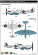Asisbiz Spitfire HFVIII RAF 32Sqn GZM JF404 at Foggia Italy 1944 profile by Eduard 0B