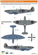 Asisbiz Spitfire HFVIII RAF 32Sqn GZM JF404 at Foggia Italy 1944 profile by Eduard 0D