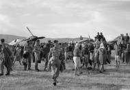 Asisbiz Spitfire MkVcTrop RAF 32Sqn arriving at Araxos Greece 23 Sep 1944 IWM CNA3157