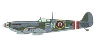 Asisbiz Spitfire LFIXe RAF 331Sqn FNL MJ931 RAF Dyce Scotland May 1945 profile by Eduard 0A