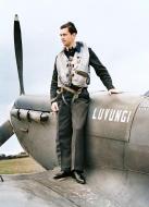 Asisbiz Pilot Officer HA Picard of No 350 (Belgian) Squadron on the wing of his Spitfire at Kenley July 1942 IWM CH 6356