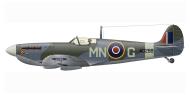 Asisbiz Spitfire MkVb RAF 350Sqn MNG AD288 based in Scotland Aug 1943 0A