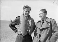 Asisbiz Aircrew RAF 43Sqn FtLts Peter Townsend and Caesar Hull at Wick Scotland April 1940 IWM CH89