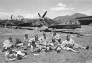 Asisbiz Spitfire MkIX RAF 43Sqn FTM and FTO at Klagenfurt 1945 IWM CL2983