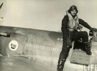 Asisbiz Aircrew RAF Donald O Finlay steping into his Spitfire Mk IIa 01