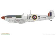 Asisbiz Spitfire LFIXc RAF 601Sqn UFQ Desmond Ibbotson MJ250 Perugia Italy Jul 1944 profile by Eduard 0A