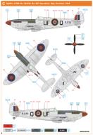 Asisbiz Spitfire LFIXc RAF 601Sqn UFQ Desmond Ibbotson MJ250 Perugia Italy Jul 1944 profile by Eduard 0B