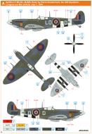 Asisbiz Spitfire LFIXc RAF 602Sqn LOD Pierre Clostermann MJ586 Longues sur Mer 7th Jul 1944 profile by Eduard 0B