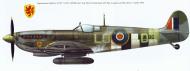 Asisbiz Spitfire LFIXc RAF 602Sqn LOD Pierre Clostermann MJ586 Longues sur Mer July 1944 0B
