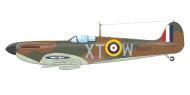 Asisbiz Spitfire MkIa RAF 603Sqn XTW PO Brian J Carbury R6835 RAF Hornchurch Aug 1940 by Eduard 0A