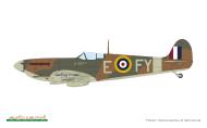Asisbiz Spitfire MkVb RAF 611Sqn FYE W3257 FLt Eric S Lock RAF Hornchurch England July Aug 1941 profile by Eduard 0A