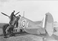 Asisbiz Spitfire RAF 616Sqn QJA at Fowlmere Sep 1940 IWM CH1359