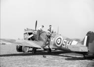 Asisbiz Spitfire MkVc RAF 64Sqn SHH at Hornchurch 7th May 1942 IWM CH5772