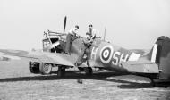 Asisbiz Spitfire MkVc RAF 64Sqn SHH at Hornchurch 7th May 1942 IWM CH5772a