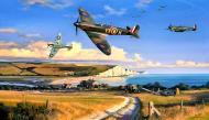 Asisbiz Spitfire MkIa RAF 65Sqn YTN battle of Britain artwork 0A