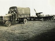 Asisbiz Spitfire MkIa RAF 65Sqn with damaged right undercarriage photo taken by Patrick Hayes who was KIA 7th July 1940 02