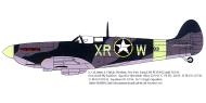 Asisbiz Spitfire MkVb USAAF 8AF 4FG334FS XRW LtCol James A Clark BM293 4FG334FS North Weald 1941 0A
