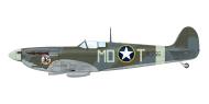Asisbiz Spitfire MkVb USAAF 8AF 4FG336FS MDT Lt Dominic S Gentile BL255 Debden Essex Aug 1942 Eduard 0A